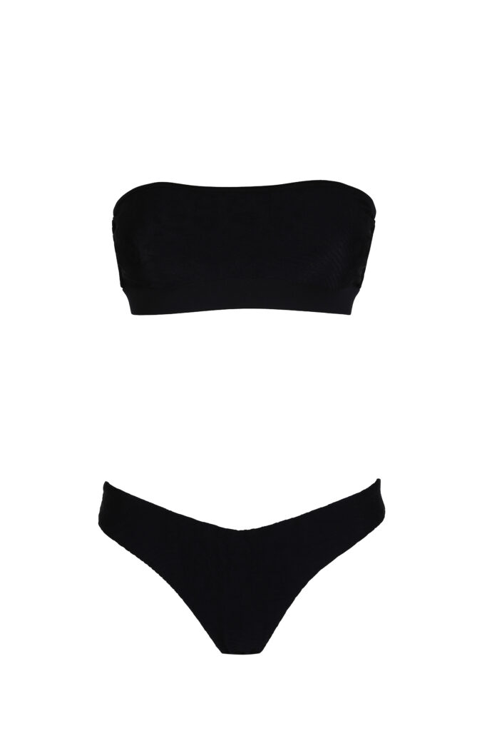 Strapless bikini with pads & elastic band for secure fit. Bikini by Sand in My Toes.